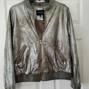 Rebecca Elliot Outwear Silver Metallic Jacket. Size Medium. Never worn before.